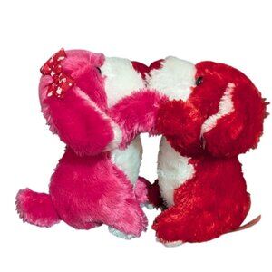 Dan Dee Collectors Choice Hugging kissing Plush‎ Dogs  stuffed animal